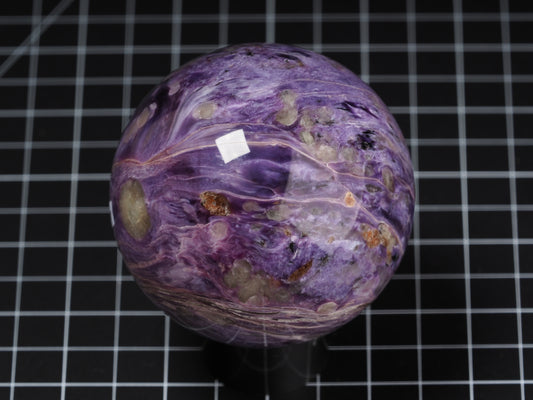 Charoite Sphere Mid Grade 3”