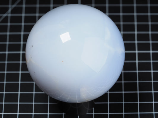 Blue Chalcedony Sphere 3-1/4”