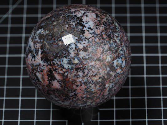 St.Johns Flower Agate Sphere 3-1/4”