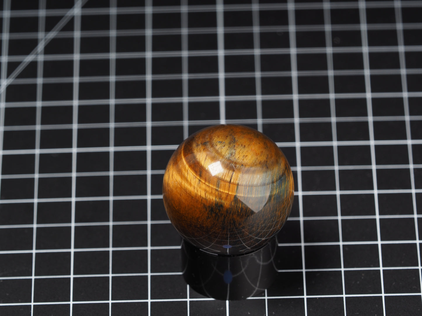 Variegated Tiger Eye Sphere 1-11/16”
