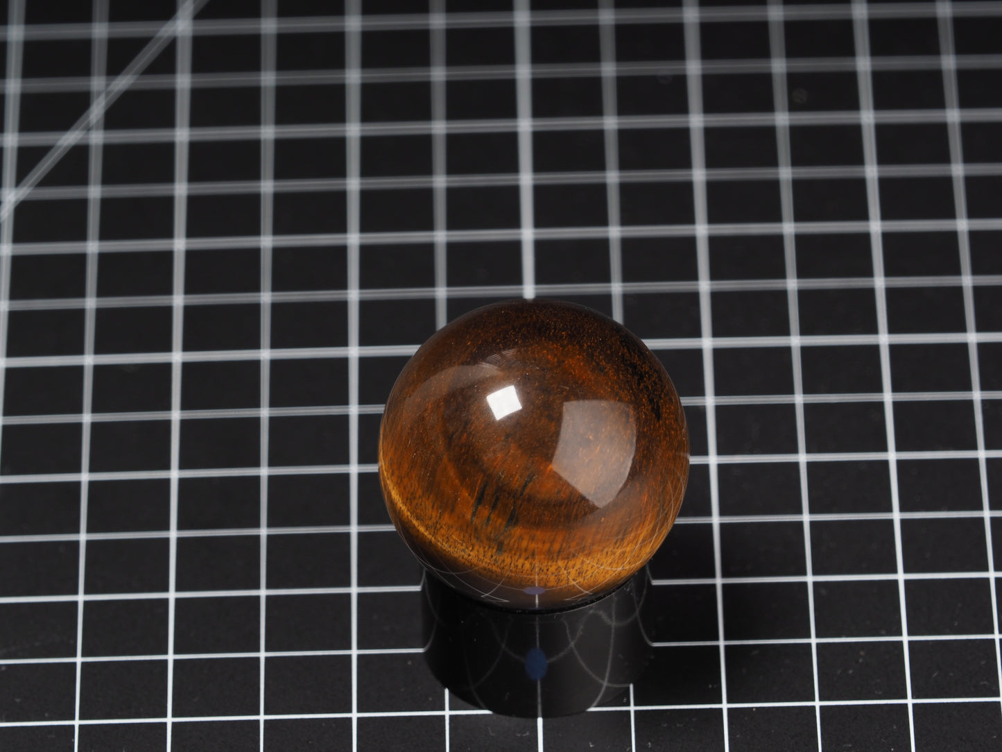 Variegated Tiger Eye Sphere 1-5/8”
