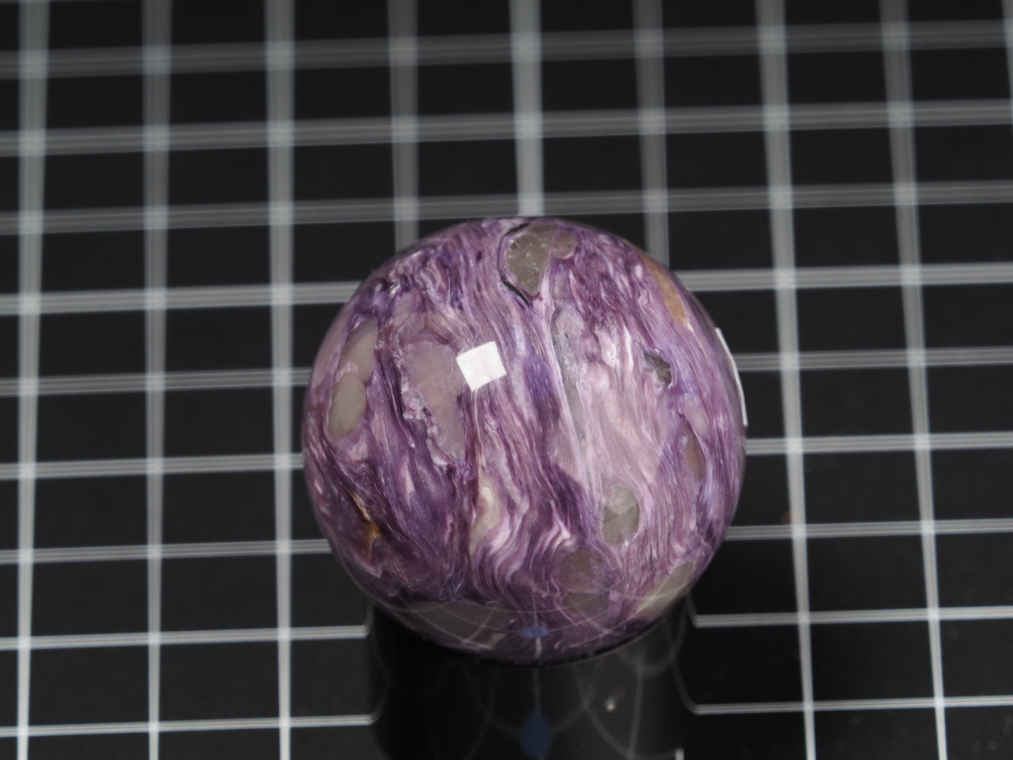 Charoite Sphere High Grade Sphere 1-11/16”