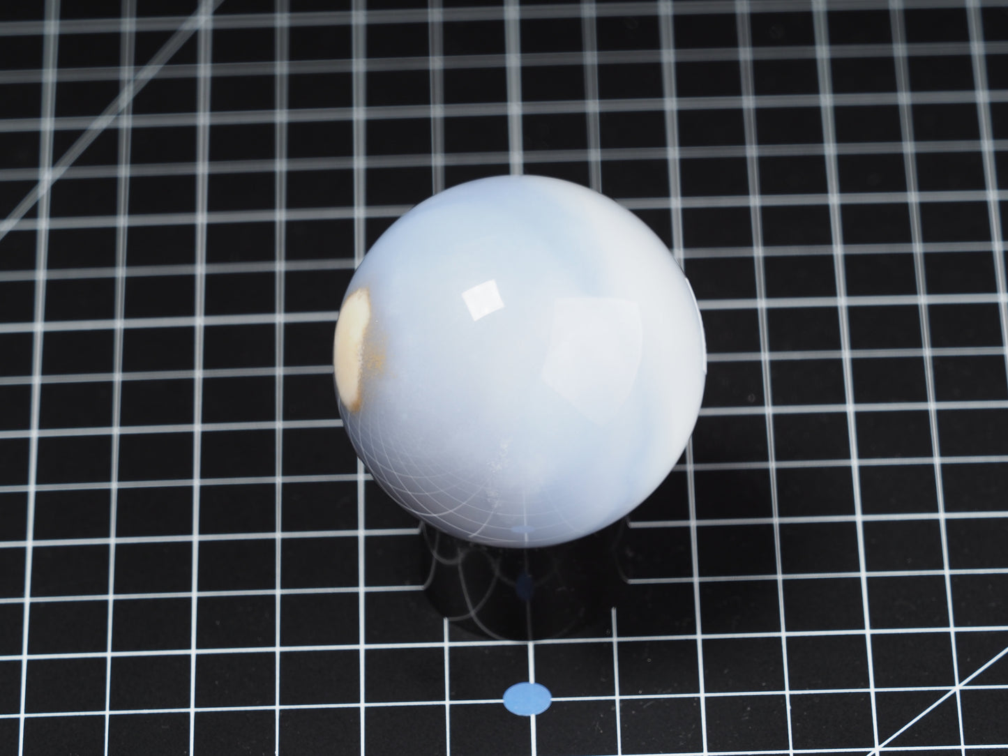 Blue Chalcedony Sphere 2-3/16”