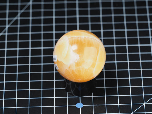 Honey Calcite Sphere 2-1/16”