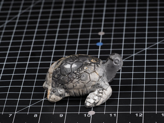 Sea Turtle Maligano Jasper Carving