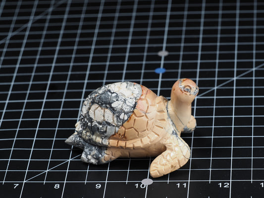 Sea Turtle Maligano Jasper Carving