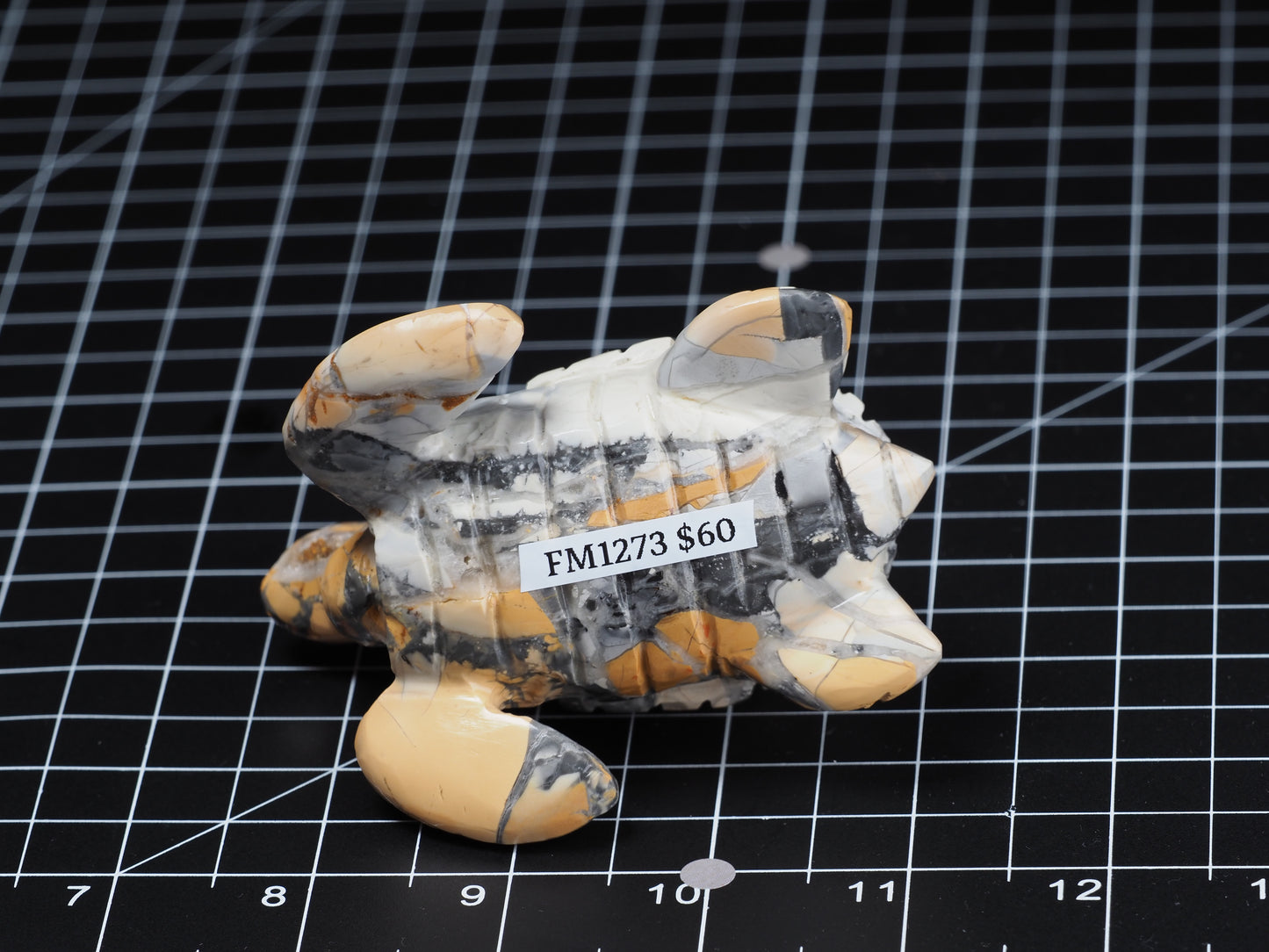 Sea Turtle Maligano Jasper Carving