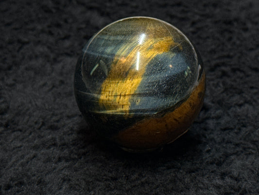 Variegated Tiger Eye Sphere 1-5/8”