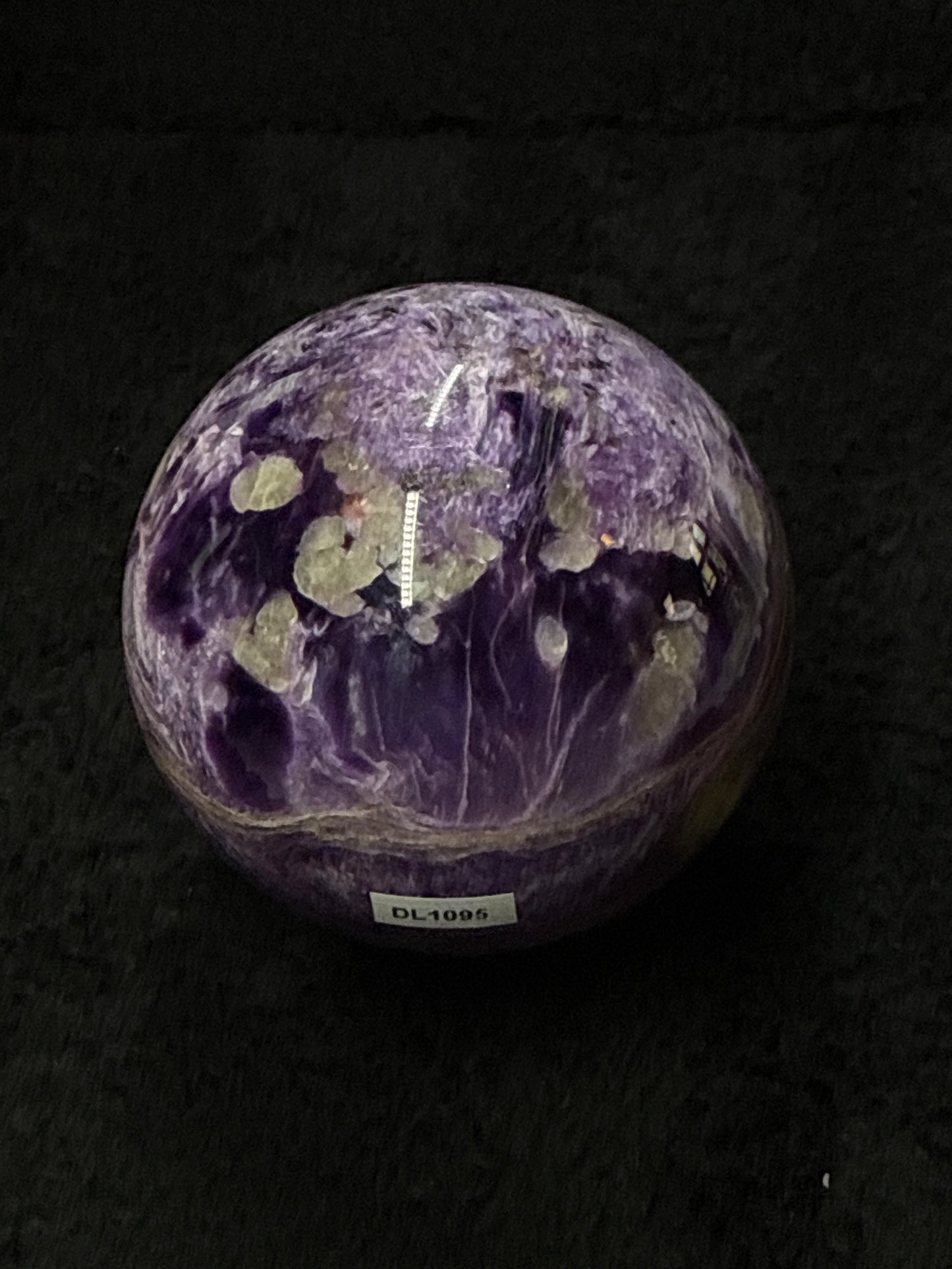 Charoite Sphere Mid Grade 3”