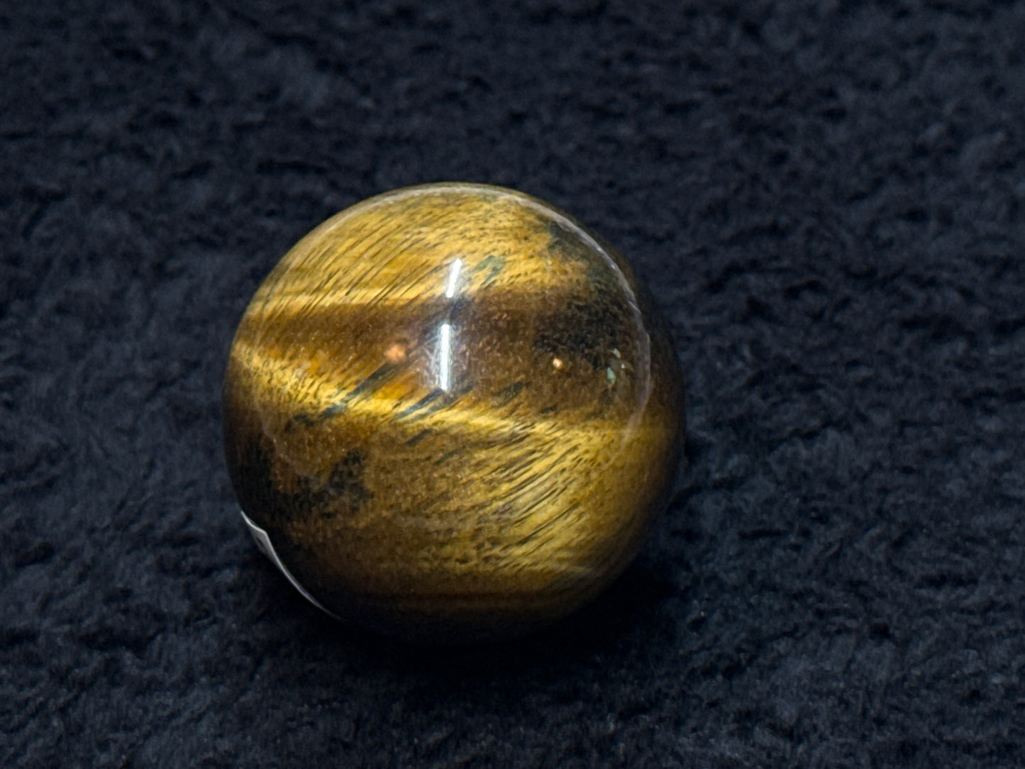 Variegated Tiger Eye Sphere 1-5/8”