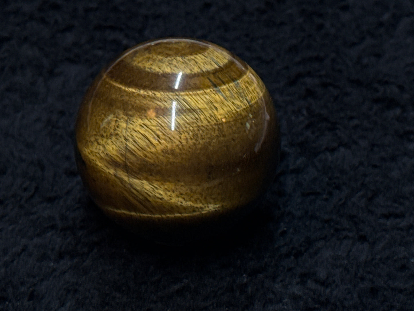 Variegated Tiger Eye Sphere 1-5/8”