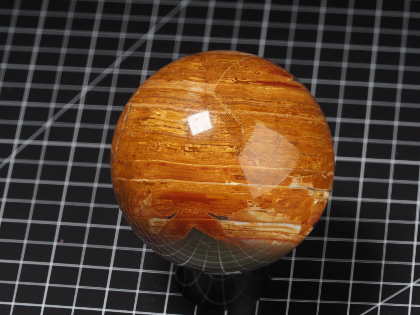 Verde Pachuca Onyx Calcite Sphere 3-9/16”