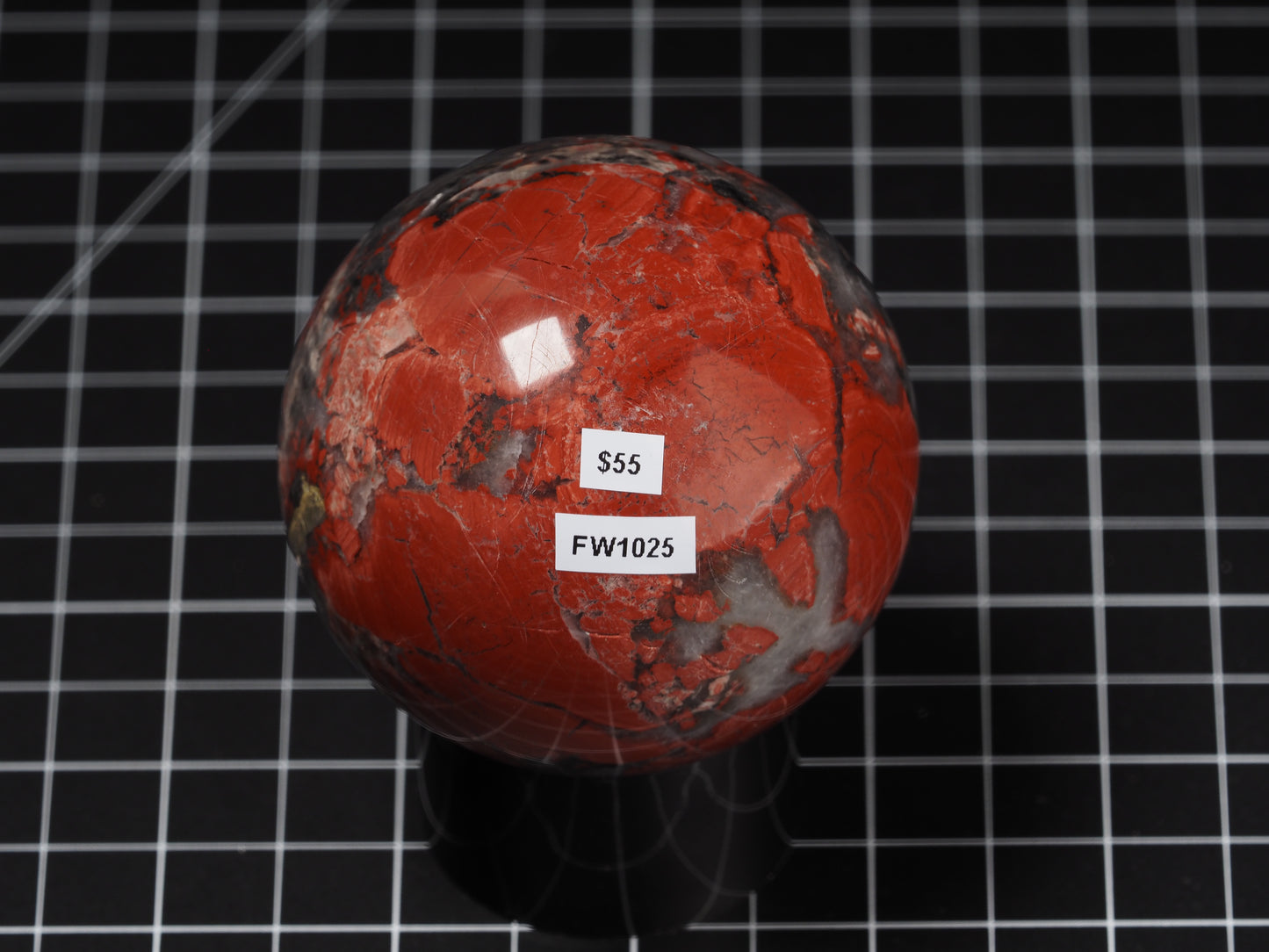 Red Brecciated Jasper Sphere 2-5/8”