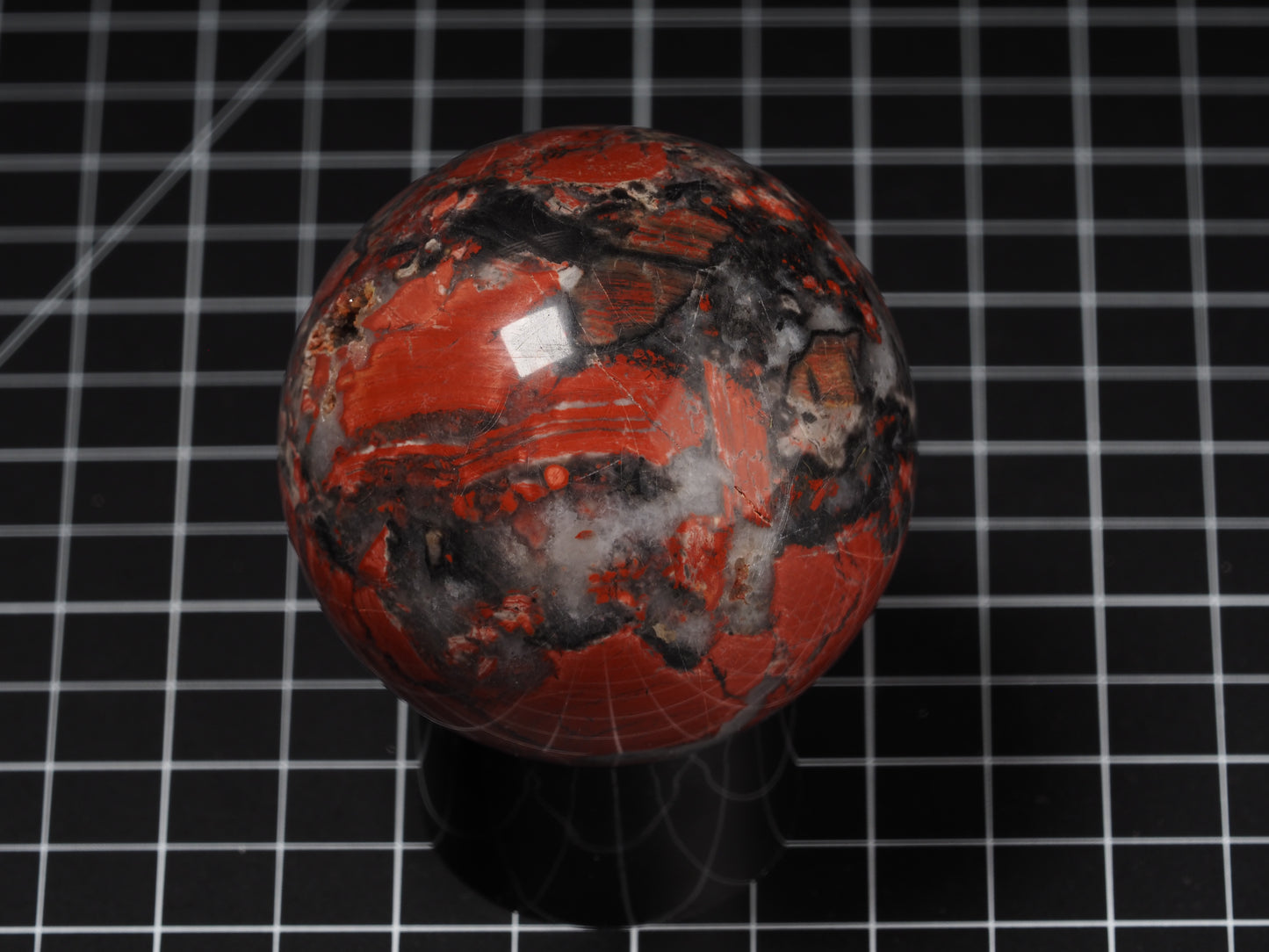 Red Brecciated Jasper Sphere 2-5/8”