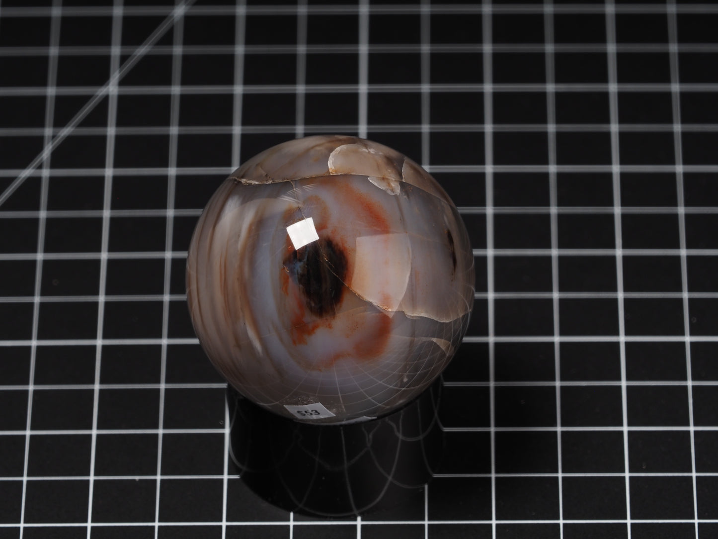 Arizona Petrified Wood Sphere 2-1/8”