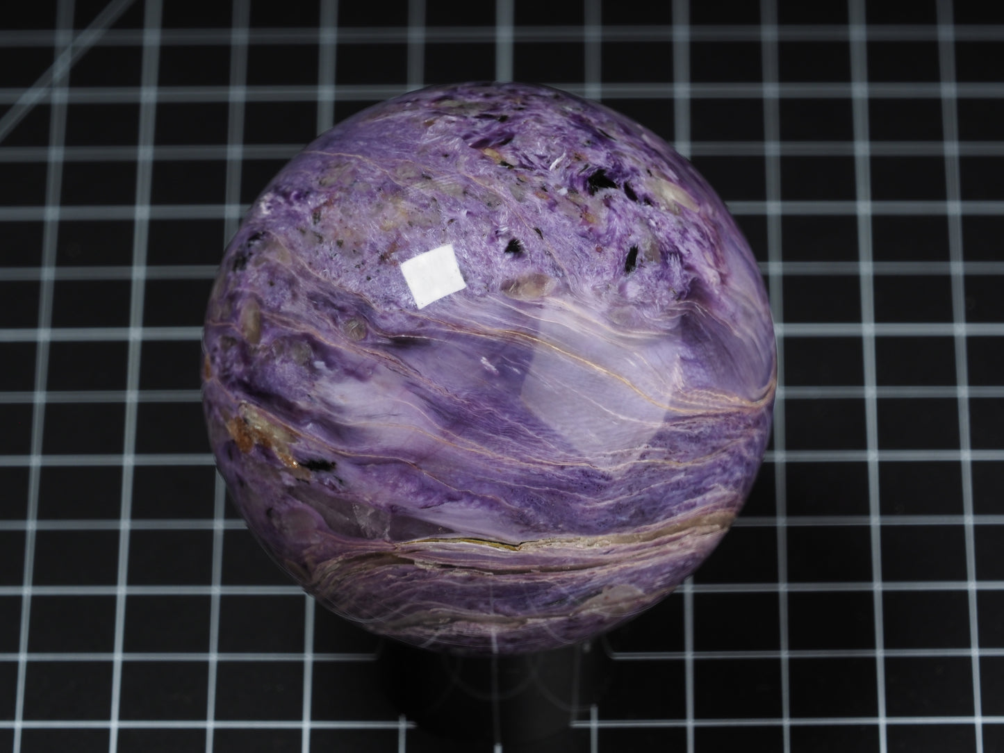 Charoite Sphere Mid Grade 3”