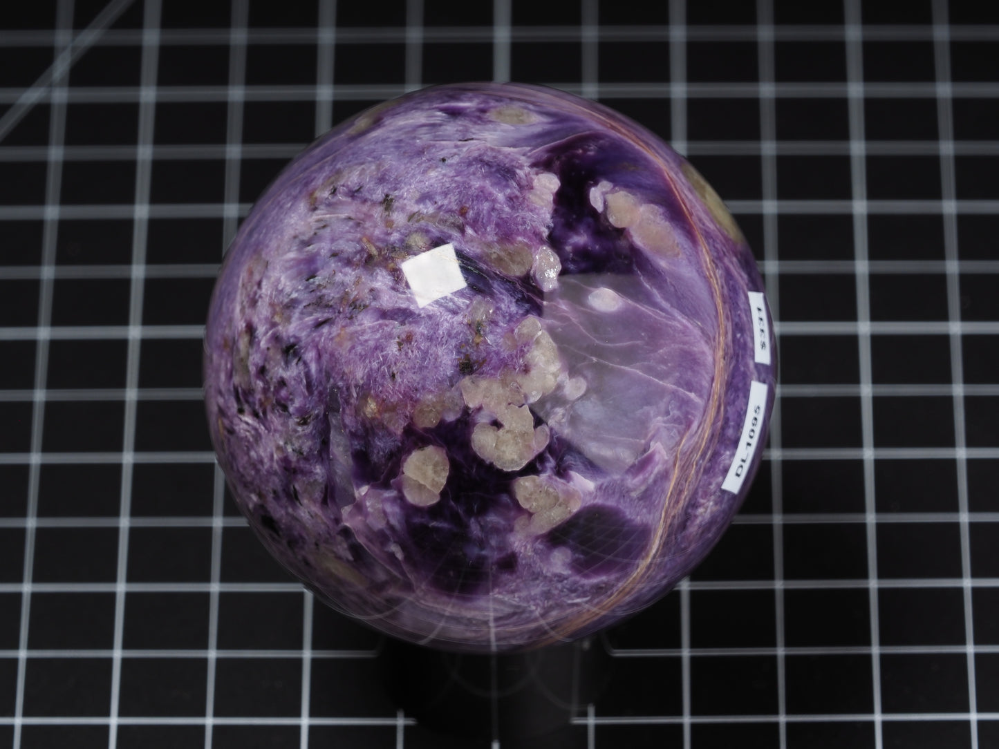 Charoite Sphere Mid Grade 3”