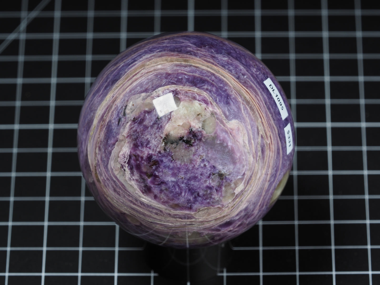 Charoite Sphere Mid Grade 3”
