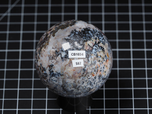 St. Johns Flower Agate Sphere 2-5/8”