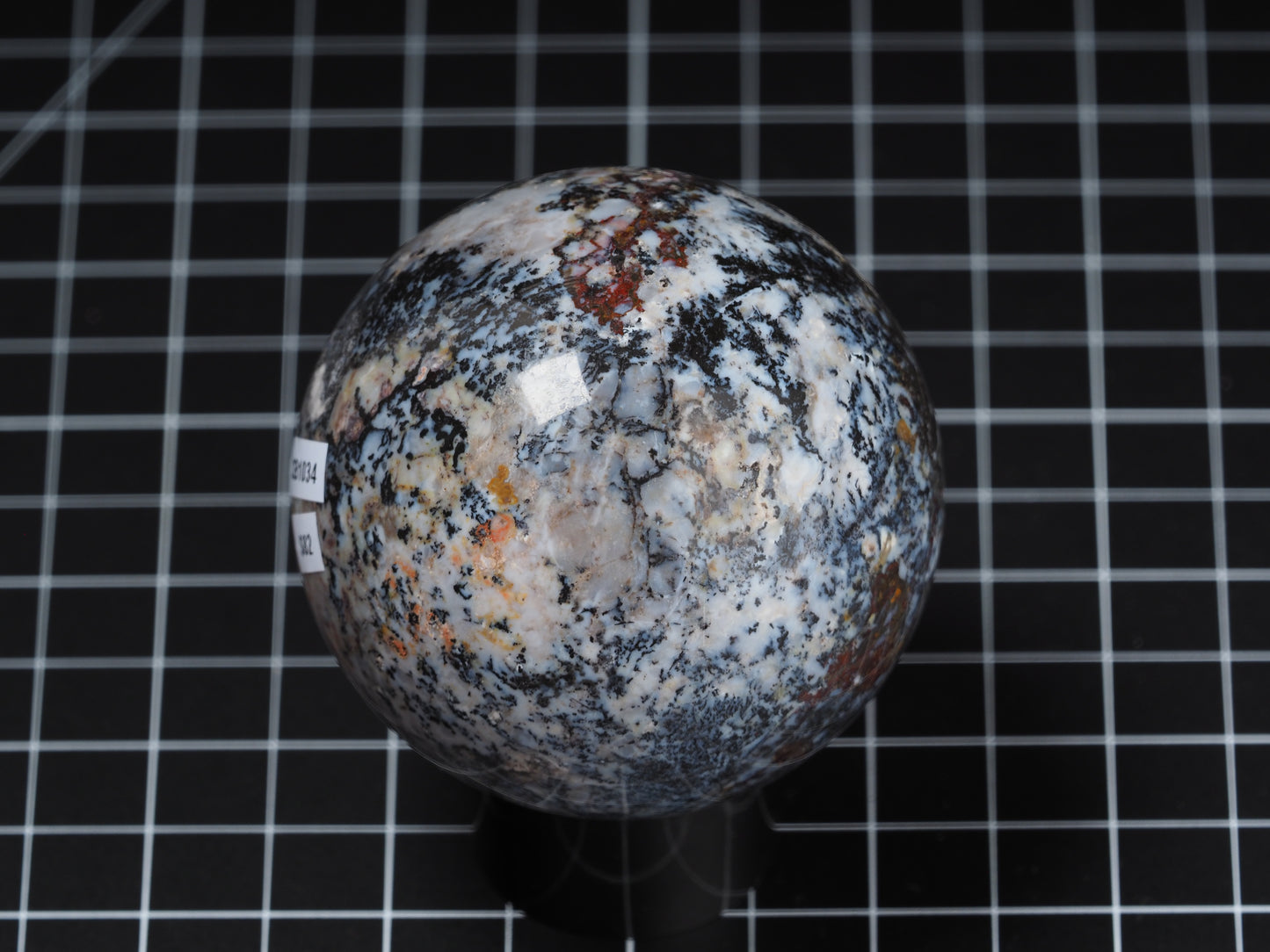 St. Johns Flower Agate Sphere 2-5/8”