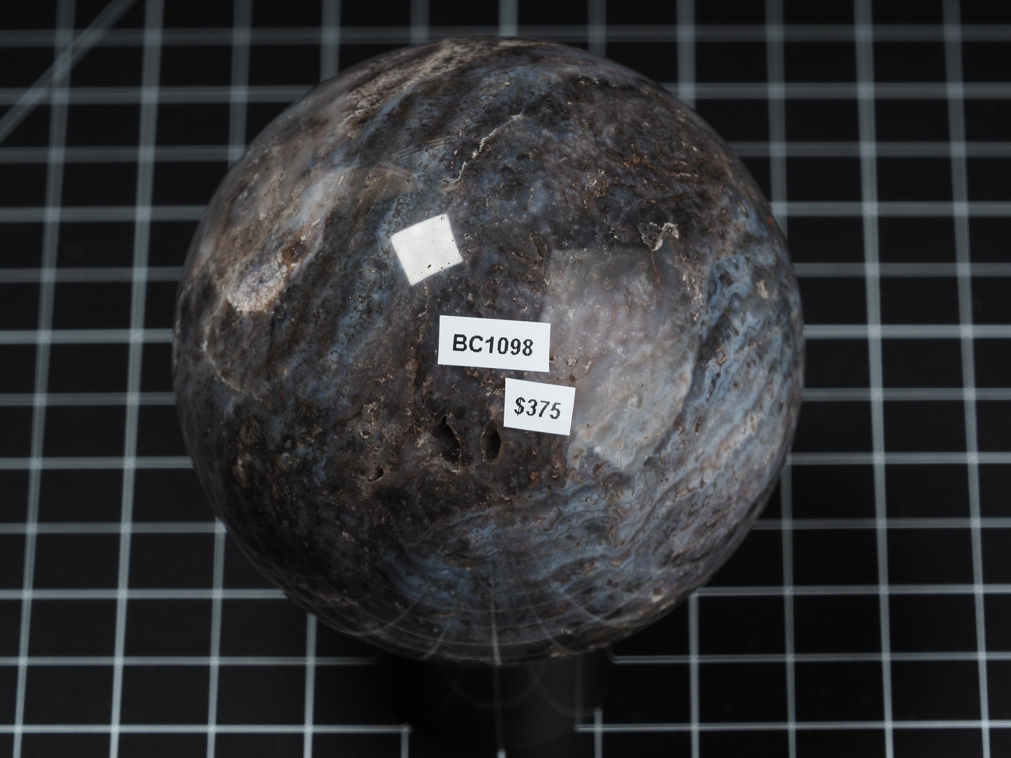 Luna Agate Sphere 3-1/4”