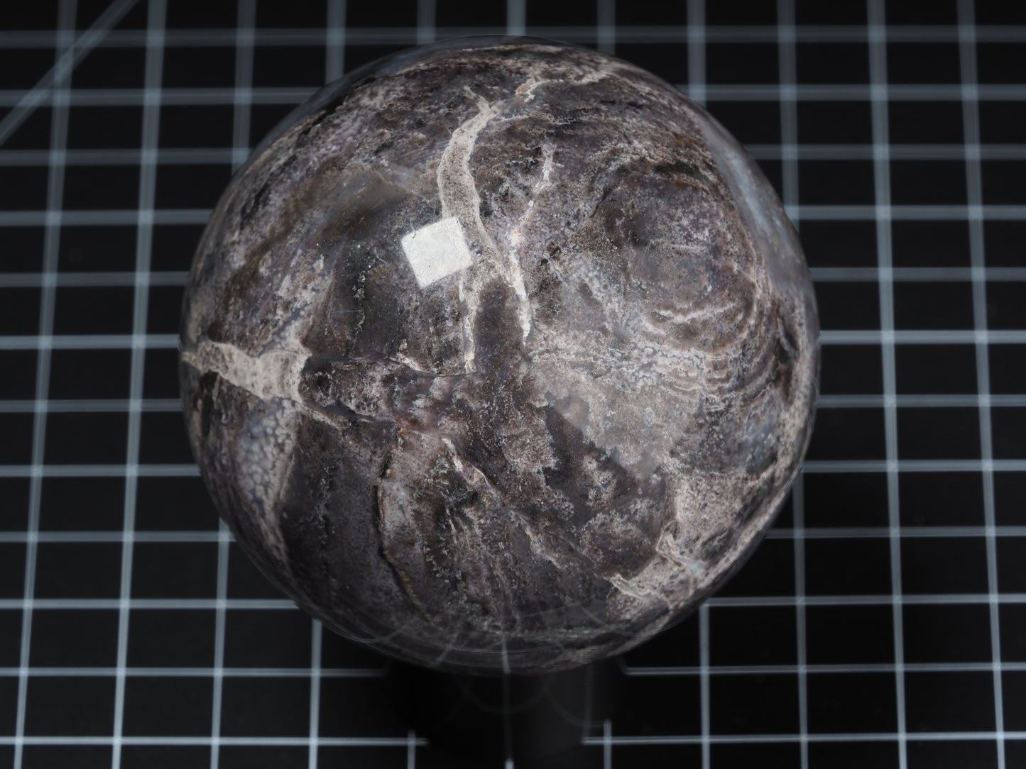 Luna Agate Sphere 3-1/4”