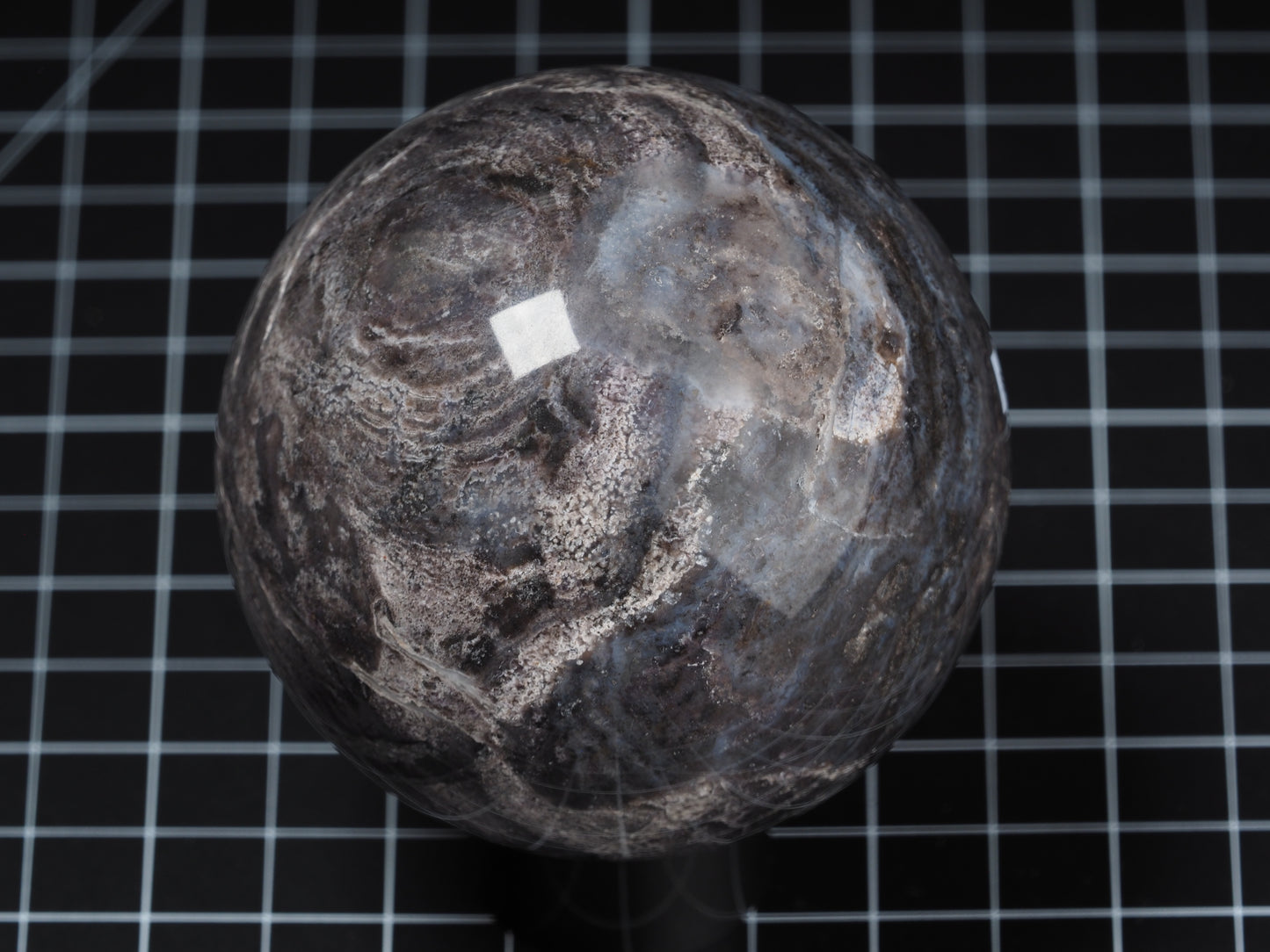 Luna Agate Sphere 3-1/4”