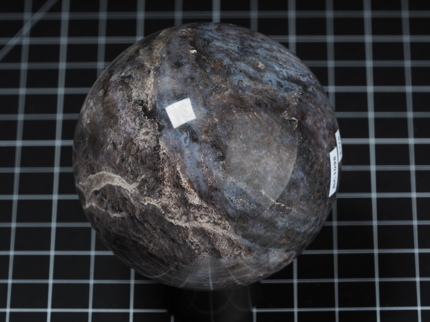 Luna Agate Sphere 3-1/4”