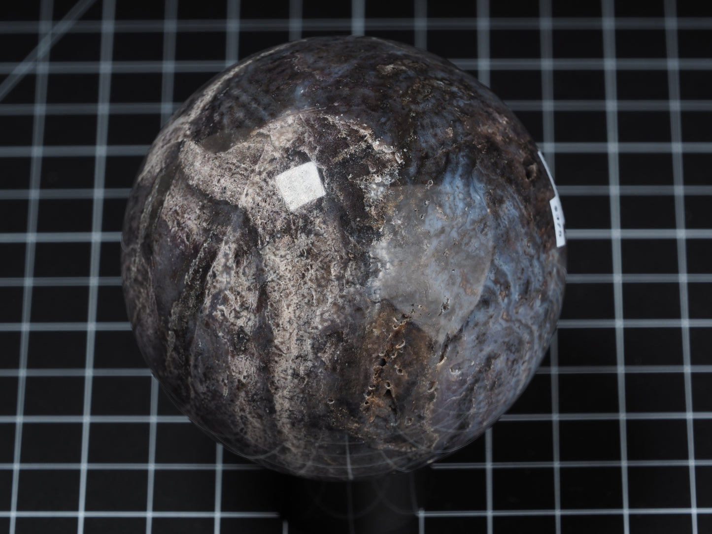 Luna Agate Sphere 3-1/4”