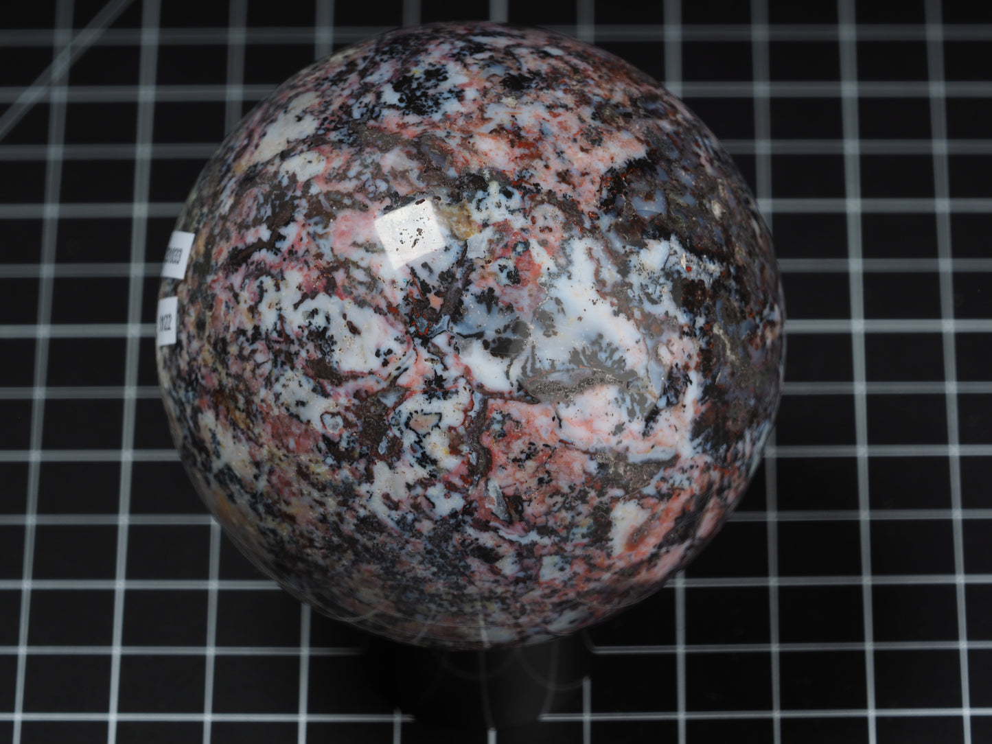 St.Johns Flower Agate Sphere 3-1/4”