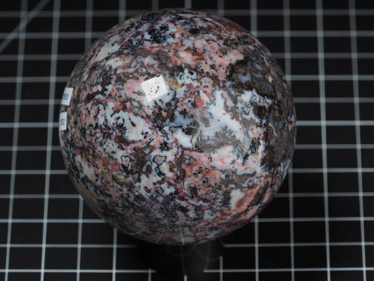 St.Johns Flower Agate Sphere 3-1/4”
