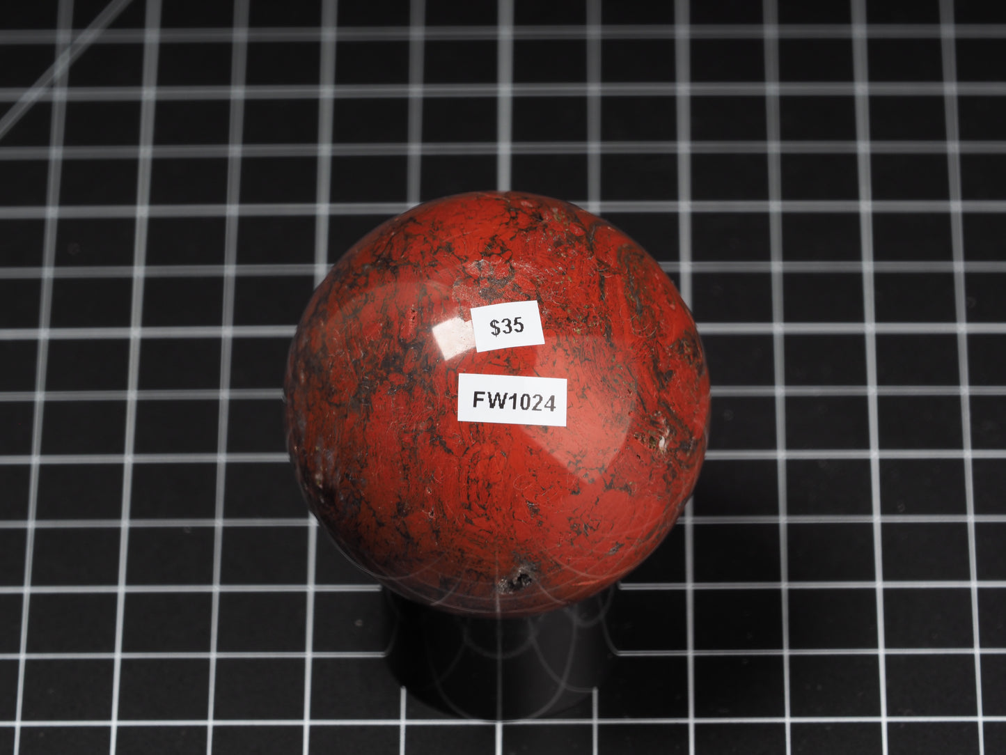 Red Brecciate Jasper Sphere 2-3/16”