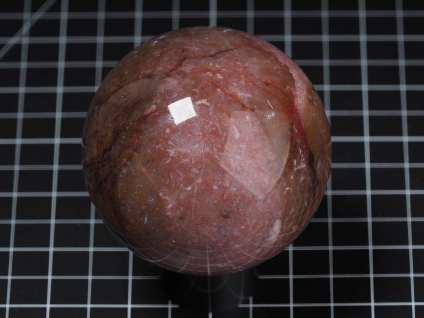 Confetti Agate Sphere 3”