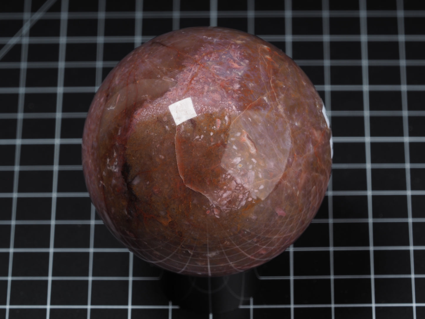 Confetti Agate Sphere 3”