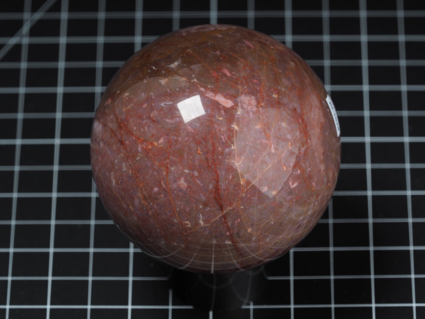 Confetti Agate Sphere 3”