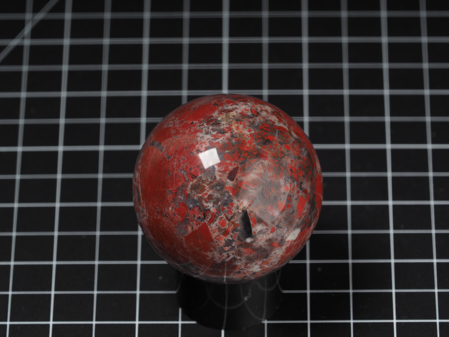 Red Brecciated Jasper Sphere 2-3/16”
