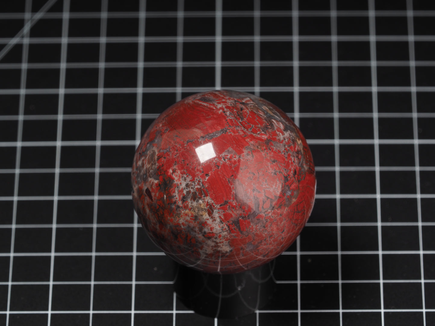 Red Brecciated Jasper Sphere 2-3/16”