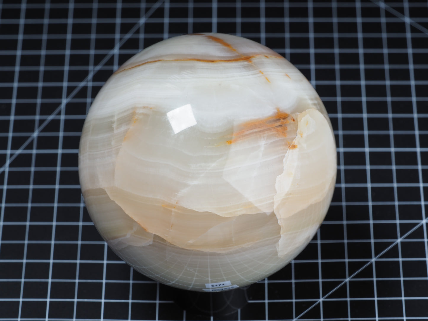 Verde Pachuca Onyx Calcite Sphere 4-1/2”