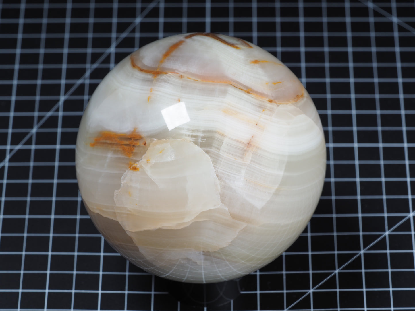 Verde Pachuca Onyx Calcite Sphere 4-1/2”
