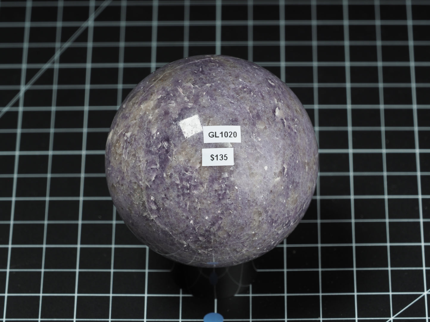 Lepidolite Sphere 3”