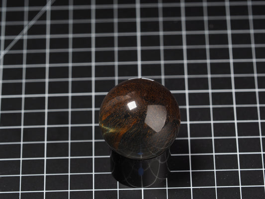 Variegated Tiger Eye Sphere 1-5/8”