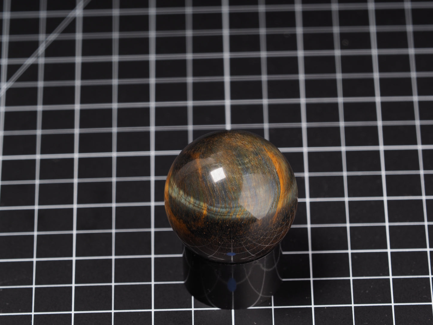 Variegated Tiger Eye Sphere 1-5/8”