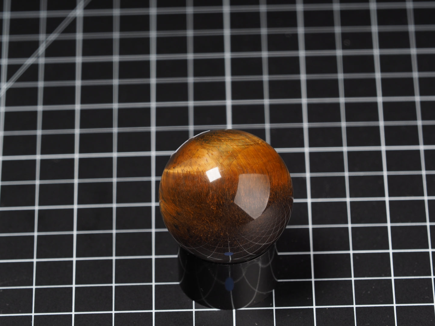 Variegated Tiger Eye Sphere 1-5/8”