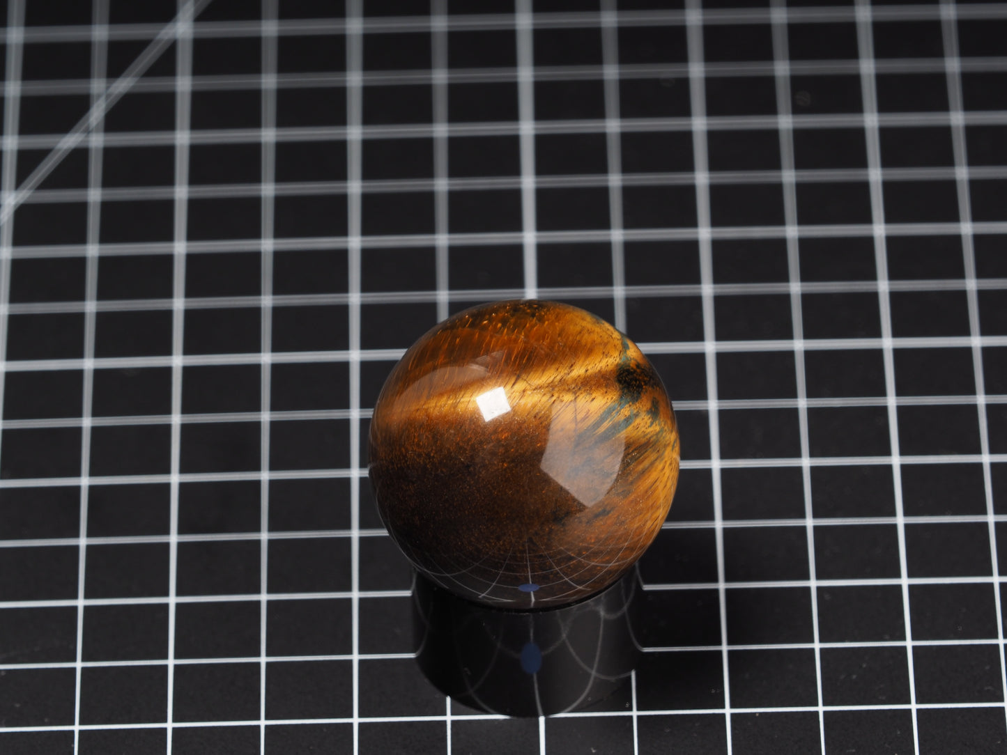 Variegated Tiger Eye Sphere 1-5/8”