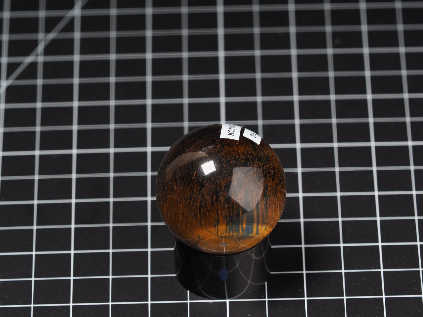 Variegated Tiger Eye Sphere 1-5/8”
