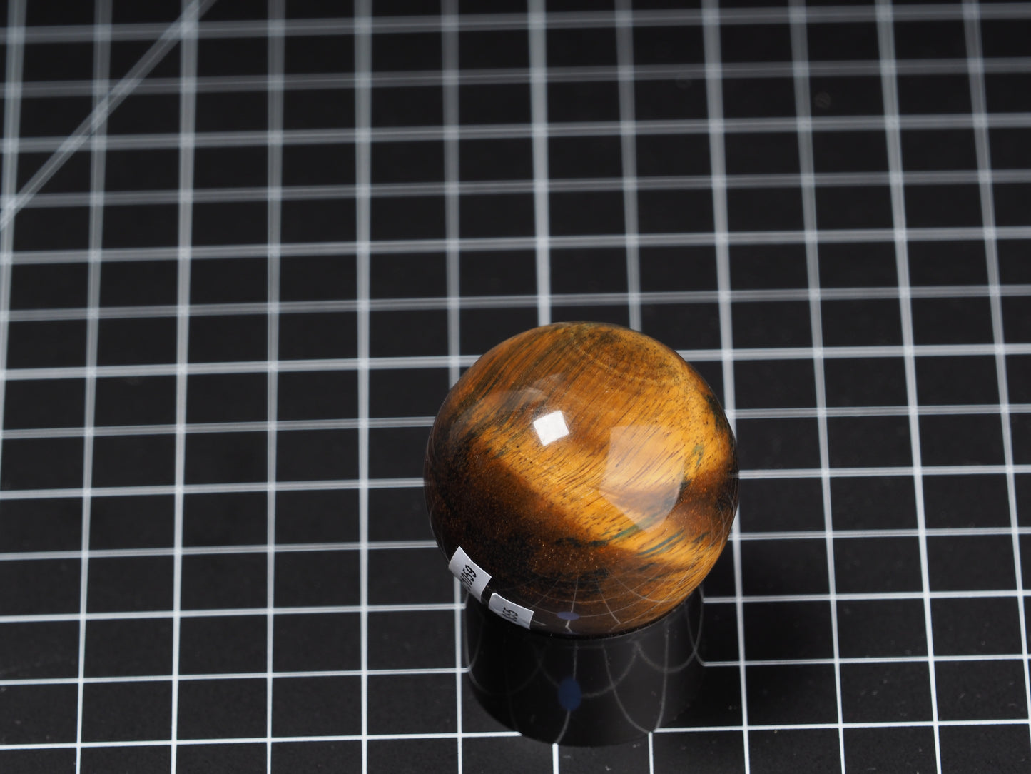 Variegated Tiger Eye Sphere 1-5/8”