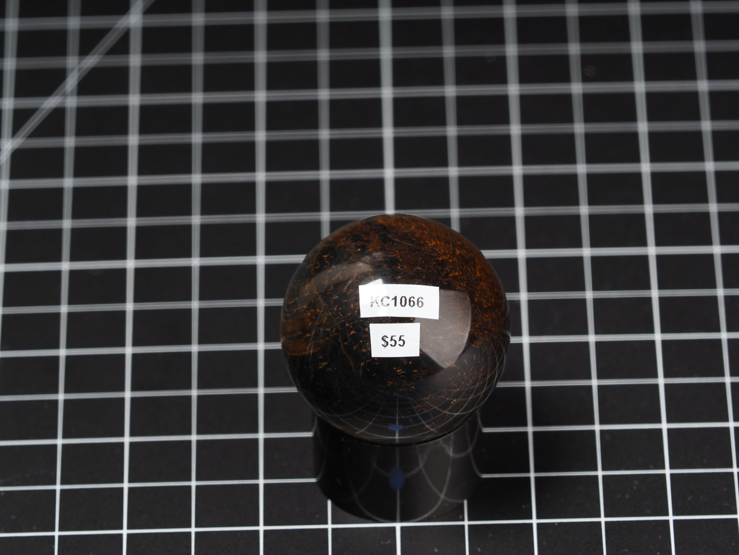 Variegated Tiger Eye Sphere 1-11/16”