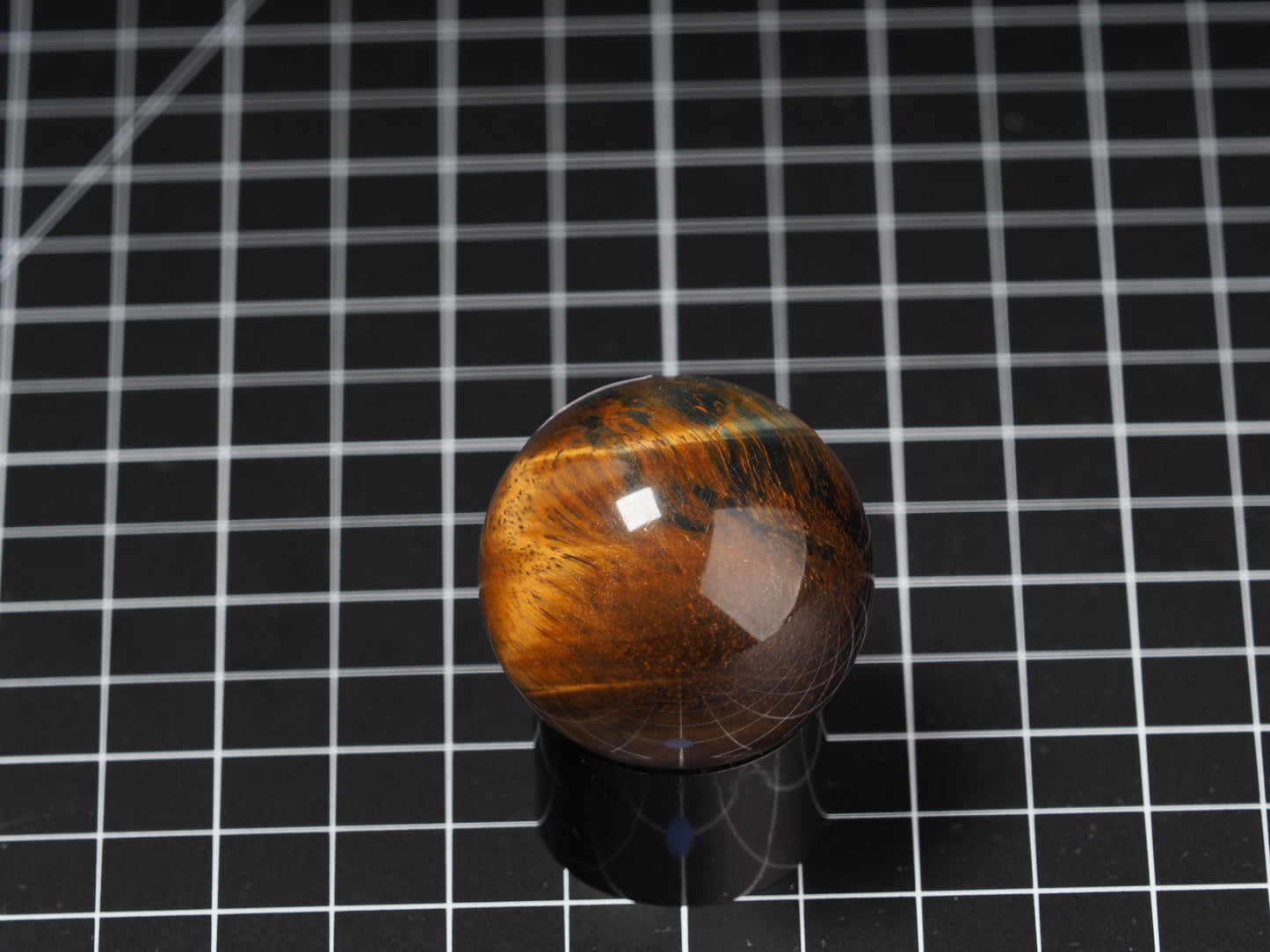 Variegated Tiger Eye Sphere 1-11/16”
