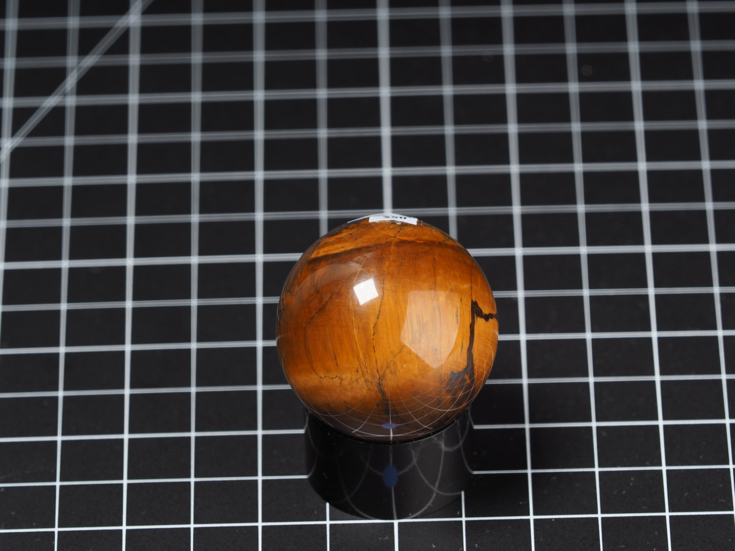 Variegated Tiger Eye Sphere 1-5/8”