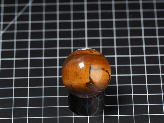 Variegated Tiger Eye Sphere 1-5/8”